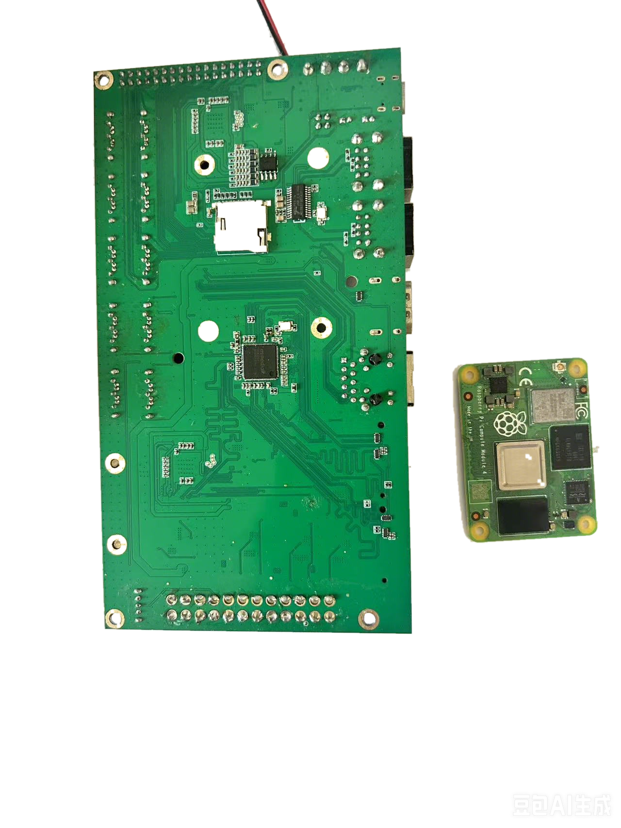 CM4 SATA Vault 12 back side