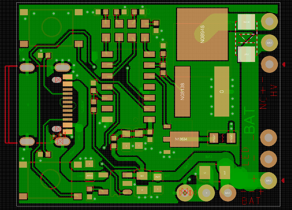 Elektronisches Lichtbogenfeuerzeug V1.1 PCB layout