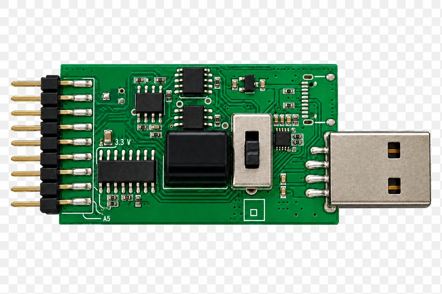 Isolierter USB UART RS232 RS485 Adapter