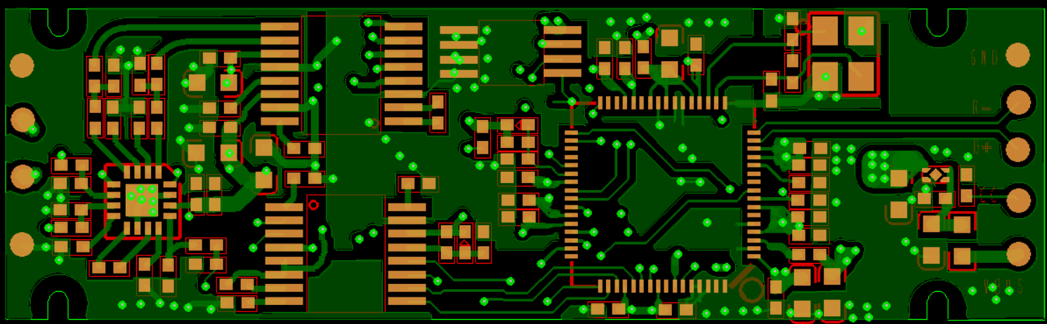USB Hi-Fi 192K Audio-Interface PCB
